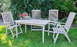 WOOD Zahradní stůl dřevěný HOLIDAY - šedý