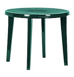 Zahradní plastový stůl LISA 90 cm zelená