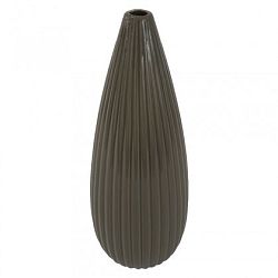 Keramická váza VK34 hnědá lesklá (36 cm)