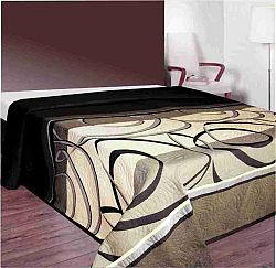 Forbyt Hnědy přehoz na postel 140 x 220 cm
