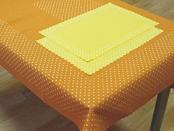 Forbyt  Ubrus s nešpinivou úpravou, Exclusive oranžová 140 x 180 cm
