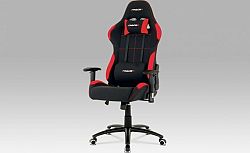 Autronic Kancelářská židle KA-F02 RED - černá + červená látka
