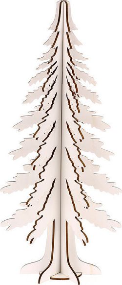 Autronic Strom, dřevěná dekorace - bílý AC7161