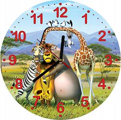 bHome Dětské hodiny Madagaskar DHBH0566