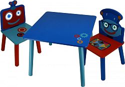 bHome Dětský stůl s židlemi robot DSBH0753