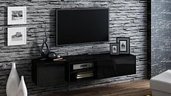Cama Televizní stolek Sigma 1E- černá/černá