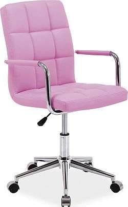 Casarredo Kancelářská židle Q-022 růžová