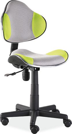 Casarredo Kancelářská židle Q-G2 šedá/zelená