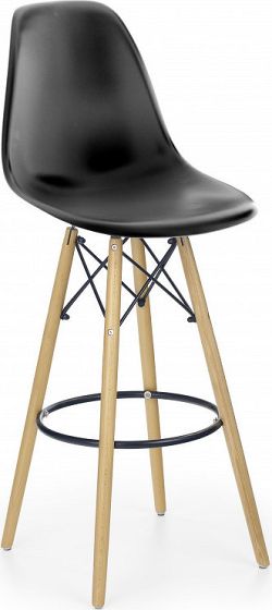 Halmar Barová židle H-51, černá
