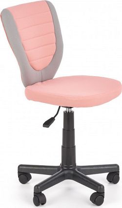 Halmar Dětská židle TOBY - šedá / růžová