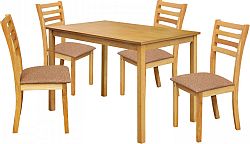 Idea Stůl + 4 židle BARCELONA lak javor