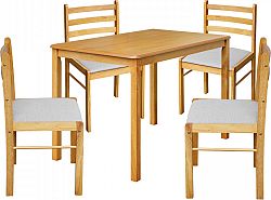 Idea Stůl + 4 židle FARO lak javor