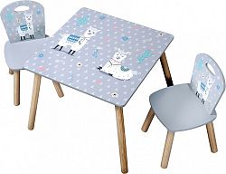 Kesper Dětský stůl s židlemi Lama DSKE0701