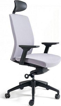 Office Pro Kancelářská židle J2 SP černý plast - šedá 206