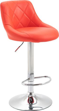 Tempo Kondela Barová židle MARID - červená / chromová + kupón KONDELA10 na okamžitou slevu 3% (kupón uplatníte v košíku)