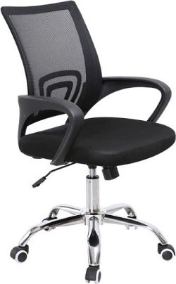 Tempo Kondela Kancelářská židle DEX 2 NEW - síťovina černá / černá + kupón KONDELA10 na okamžitou slevu 3% (kupón uplatníte v košíku)