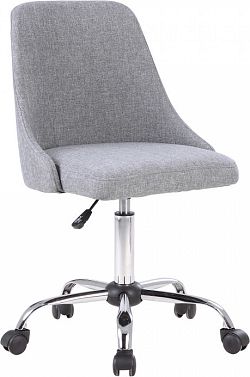 Tempo Kondela Kancelářská židle EDIZ, šedá / chrom + kupón KONDELA10 na okamžitou slevu 3% (kupón uplatníte v košíku)