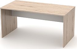 Tempo Kondela  stůl, grafit / bílá, RIOMA TYP 16 + kupón KONDELA10 na okamžitou slevu 10% (kupón uplatníte v košíku)