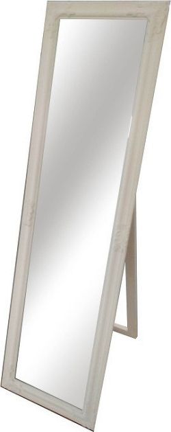 Tempo Kondela Zrcadlo, dřevěný rám smetanové barvy, MALKIA TYP 12 + kupón KONDELA10 na okamžitou slevu 3% (kupón uplatníte v košíku)