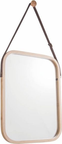 Tempo Kondela Zrcadlo LEMI 2, přírodní bambus + kupón KONDELA10 na okamžitou slevu 3% (kupón uplatníte v košíku)