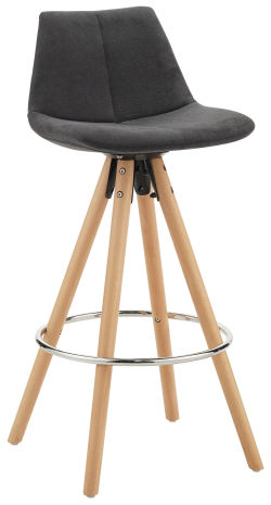 Barová židle Aspen, antracitová látka