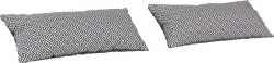 Set polštářů (2 ks) Dezra S-POL, šedo-bílý vzor