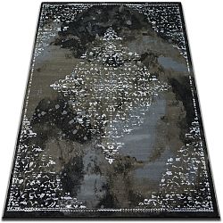 3kraft Kusový koberec VOGUE 478 černý / hnědý