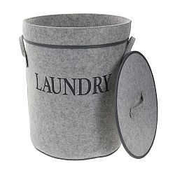 DekorStyle Koš na prádlo Laundry šedý