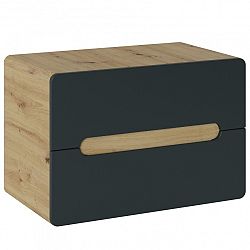Hector Umyvadlová skříňka ARUBA 53x80x46 cm dub artisan/černá