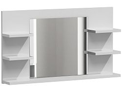 Shoptop Koupelnová polička se zrcadlem LUMO L5 bílá mat