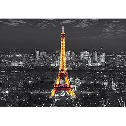AG Art Fototapeta XXL Eiffelova věž v noci 360 x 270 cm, 4 díly 
