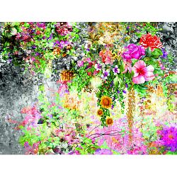 AG Art Fototapeta XXL Květinová zahrada 360 x 270 cm, 4 díly    