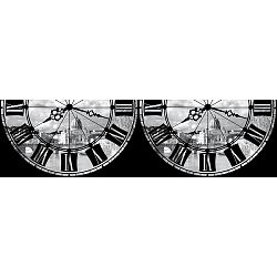 AG Art Samolepicí bordura Římské hodiny, 500 x 14 cm 