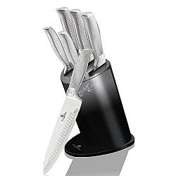 BERLINGERHAUS Sada nožů ve stojanu Black Silver Metallic Line BH-2283 6 ks