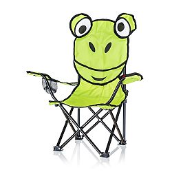 Happy Green Dětské skládací křeslo Žába