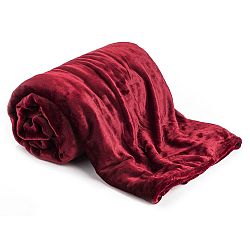 Jahu Deka XXL / Přehoz na postel červená, 200 x 220 cm