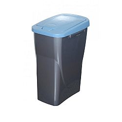 Koš na tříděný odpad modré víko; 42x31x21 cm; 15 l; plast