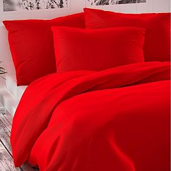 Kvalitex Saténové povlečení Luxury Collection červená, 140 x 200 cm, 70 x 90 cm