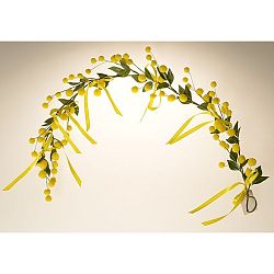 Umělá závěsná větev Mimóza žlutá, 50 cm