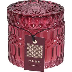 Vonná svíčka ve skle s víkem Pink Blush, 9 x 8,5 cm, 155 g