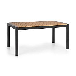 Blum Menorca Expand, zahradní stůl, 163x95 cm, kliník, polywood, týkový