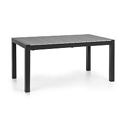 Blum Menorca Expand, zahradní stůl, 163x95cm, hliník, polywood, antracitový