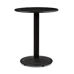 Blum Patras Pearl, bistro stolek, secesní styl, mramor, Ø 60 cm, výška 75 cm, litina