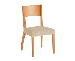 Sada 2 potahů na židli béžová 2 ks: 40 - 50 cm béžová
