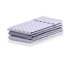 Set kuchyňských utěrek Louie šedý 50x70 cm bavlna