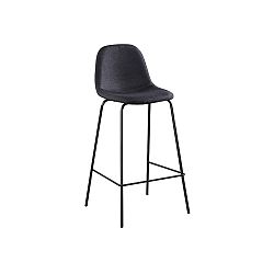 Barová stolička, tmavosivá látka/kov, MARIOLA NEW 0000203863 Tempo Kondela