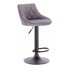 Barová židle, šedá/černá, TERKAN 0000206808 Tempo Kondela