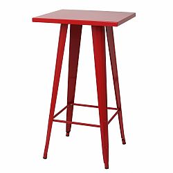 Barový stůl HWC-A73 Červená