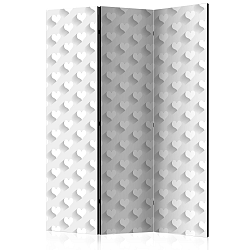 Paraván Grey Hearts Dekorhome 135x172 cm (3-dílný)