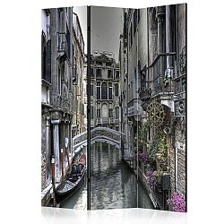 Paraván Romantic Venice Dekorhome 135x172 cm (3-dílný)